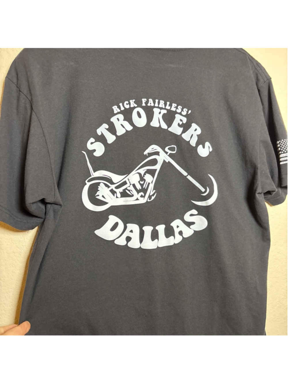 Rick Fairless authentic Strokets Fallas biker bar tee XL